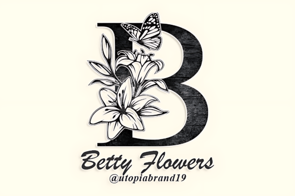 Betty Flowers Monogram Brings Elegance to Modern Web Layouts