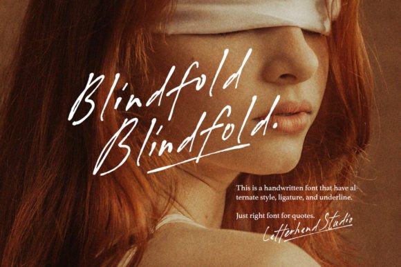 Blindfold and the Art of the Handwritten Headline