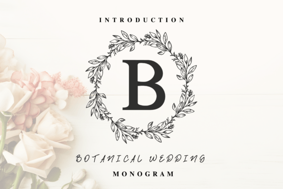 Botanical Wedding Monogram: A Font for Memorable Branding