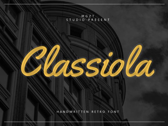 Classiola: A Script Font That Brings Warmth to Your Brand Identity