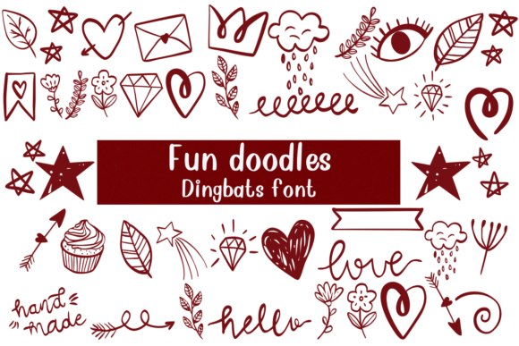 Fun Doodles Font for Creative Design