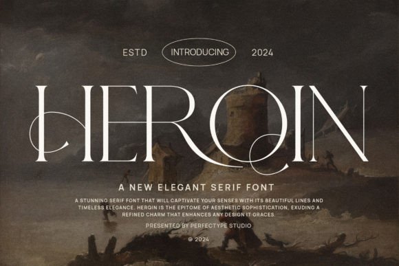 Herqin: A Serif Typeface Built for Modern Campaign Design