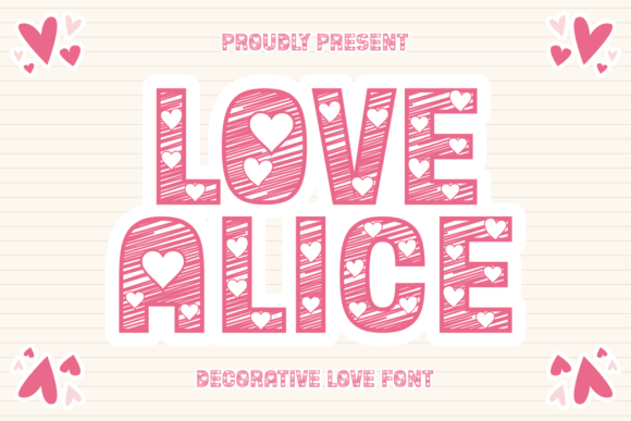 Love Alice Font: Whimsical Design for Makers