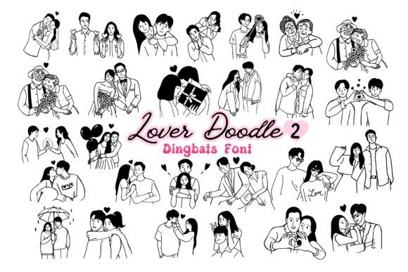 Lover Doodle 2: A Cute Font for Business Magic