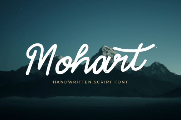 Mohart: A Refined Script Font for Editorial Design