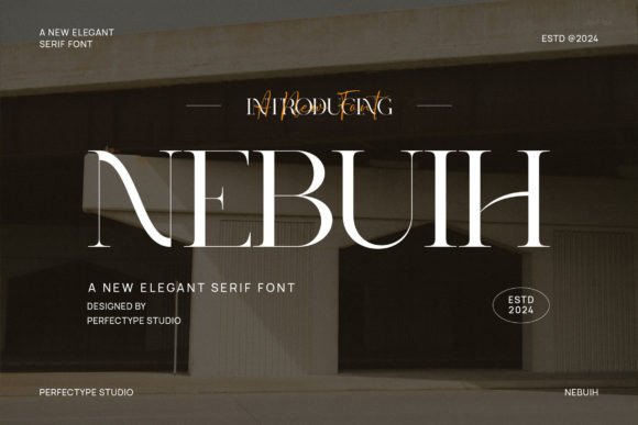 Nebuih Serif Typeface: Refined Elegance for Digital Interfaces