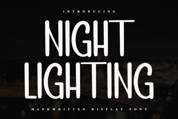 Night Lighting Brings Refined Charm to Small Business Branding