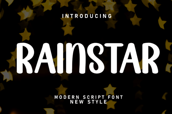 Rainstar Font Brings Handwritten Charm to Your Craft Projects
